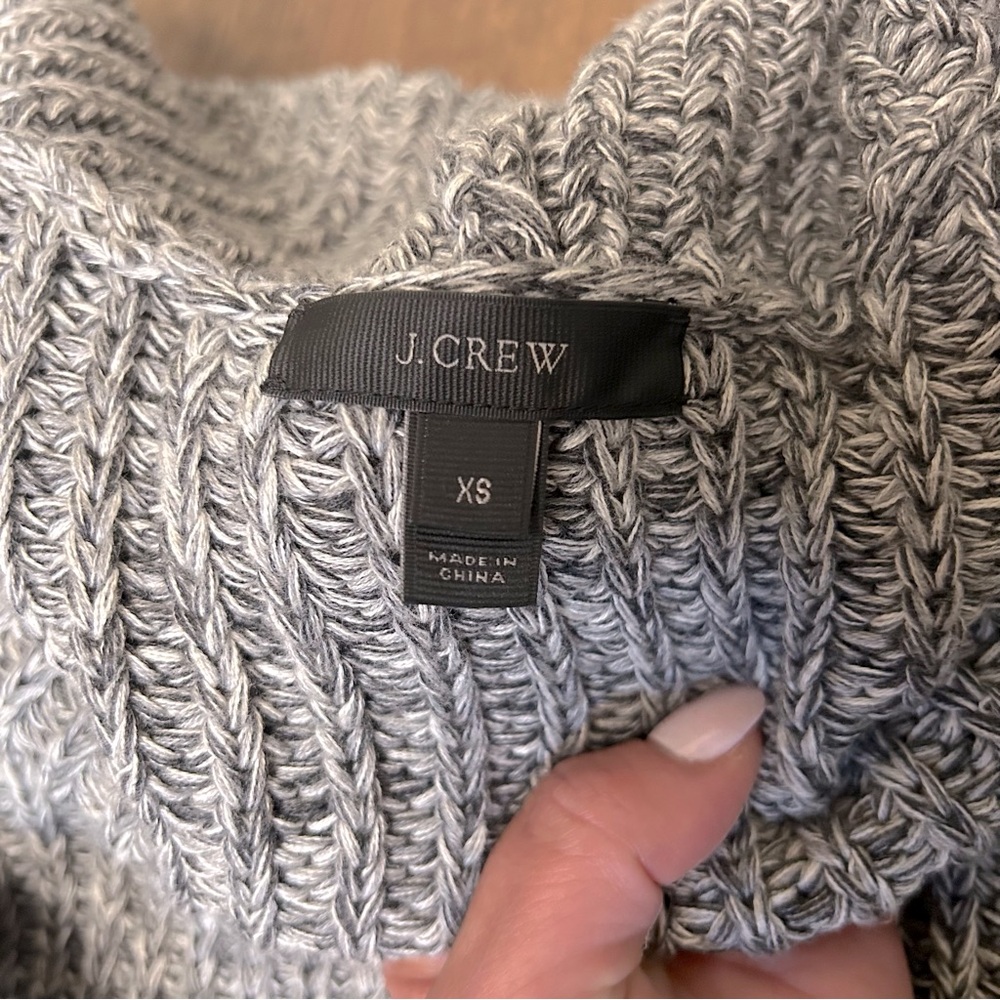J. Crew Gray Women's Cardigan Sweater - Picture 10 of 11